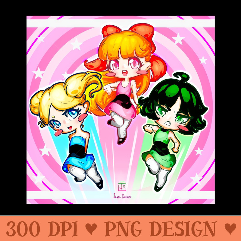 Super Power Girls - Download PNG Graphics - Variety
