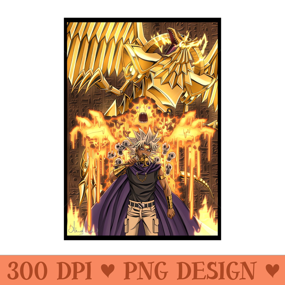 Marik Ishtar Battle city - Sublimation PNG - High Quality 300 DPI