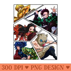 demon slayer tanjiro team color - png download bundle