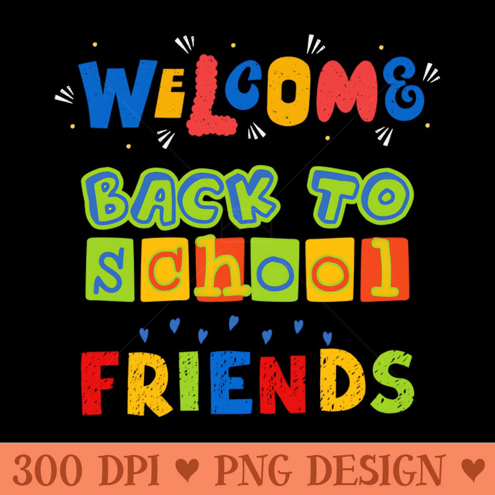 Back to School Themed Design - High Quality PNG - Variety