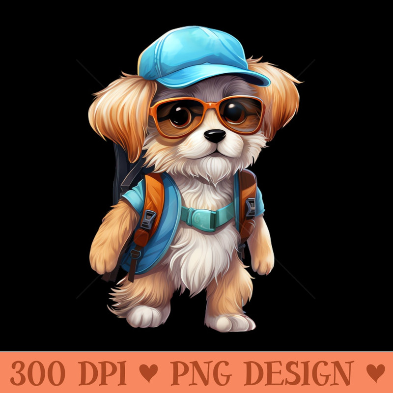 Back To School Dog - Digital PNG Download - Popularity