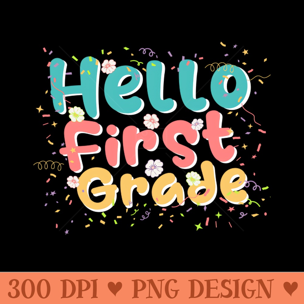 First Grade Rainbow Girls Boys Teacher First Day Of Shool - - Unique