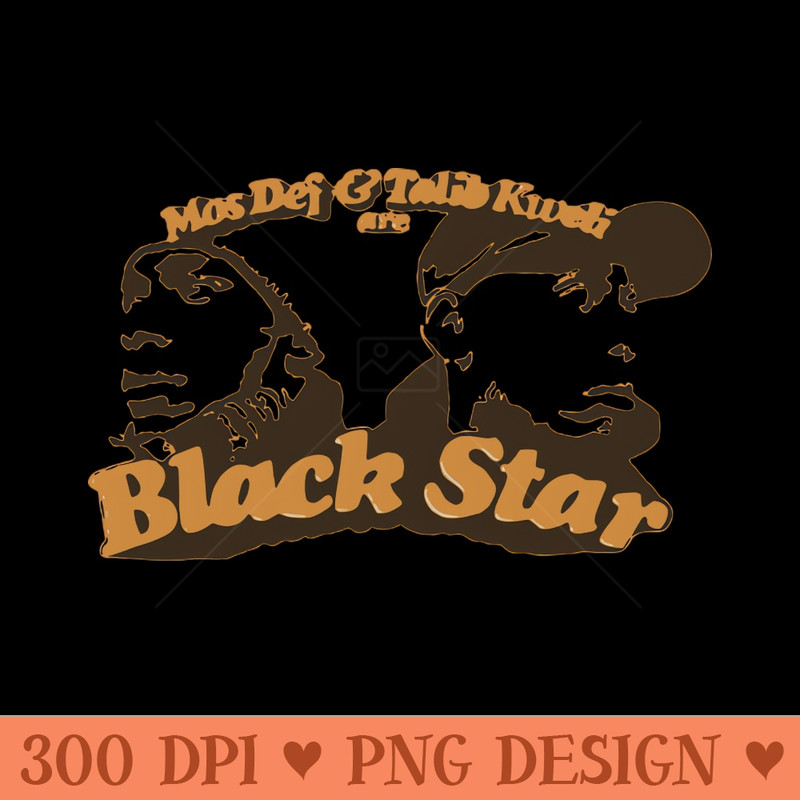 Black Star FanArt Tribute Rap Duo - PNG Designs - Convenience