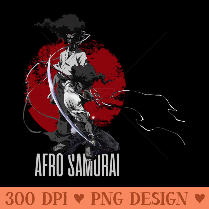 afro dark samurai - PNG File Download - Popularity