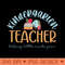 Cute Kindergarten Teacher - PNG Download Store - Customer Support