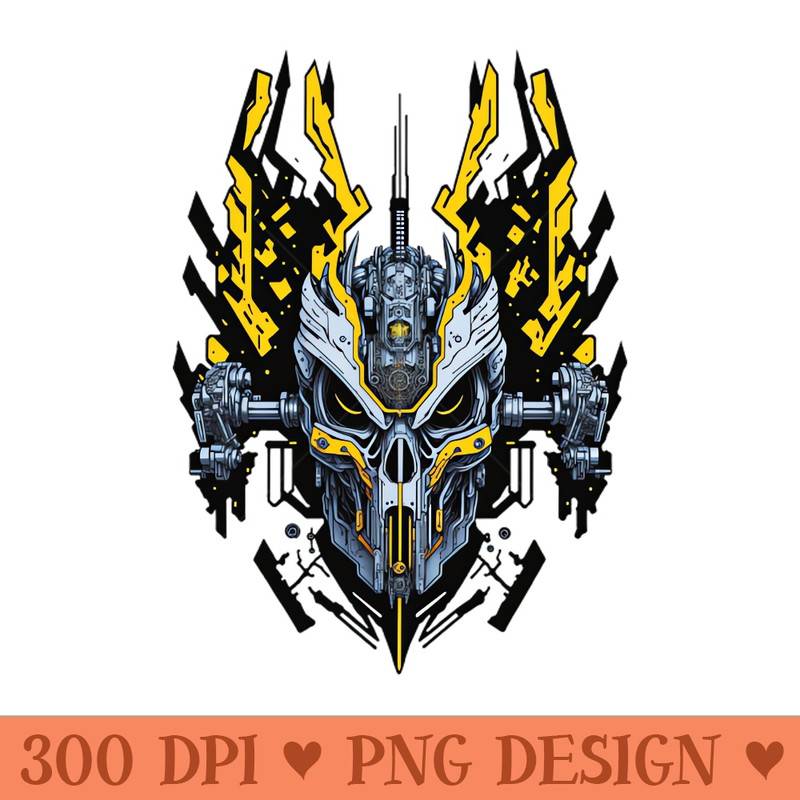 Mecha Skull S03 D05 - PNG Clipart - Flexibility