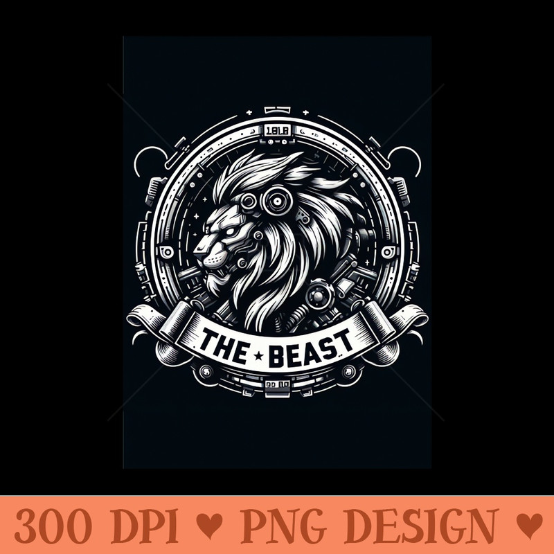 lion mecha - PNG Download Bundle - Variety