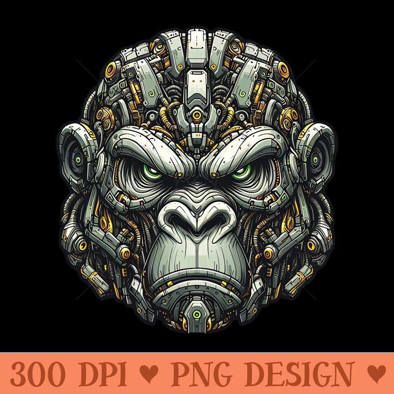 Mecha Apes S04 D30 - Premium PNG Downloads - Customer Support
