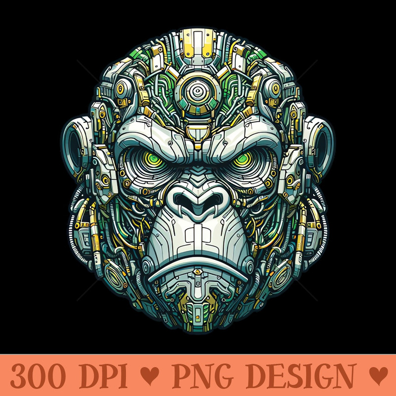Mecha Apes S01 D61 - PNG Artwork - Variety