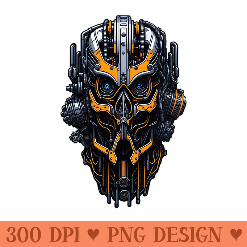 Mecha Skull S03 D50 - PNG Design Downloads - Latest Updates