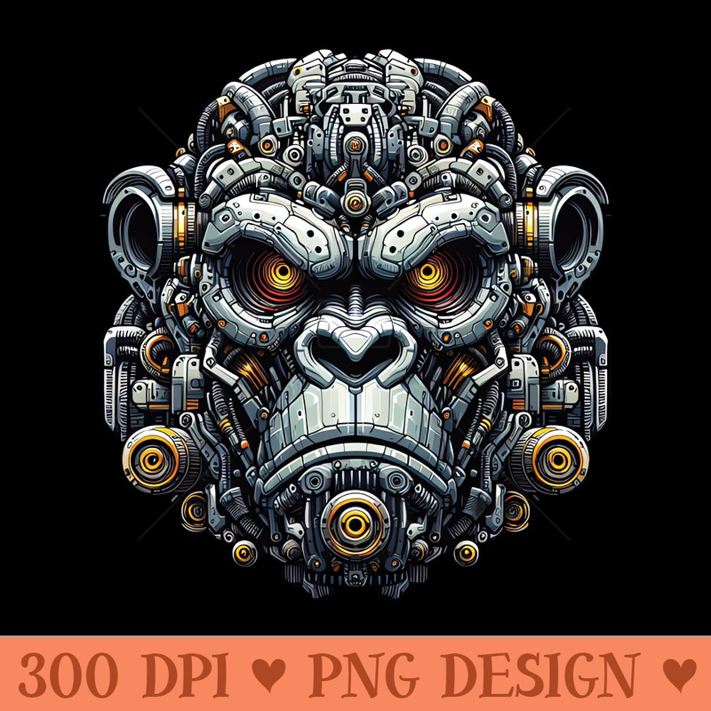Mecha Apes S02 D39 - PNG Designs - Good Value