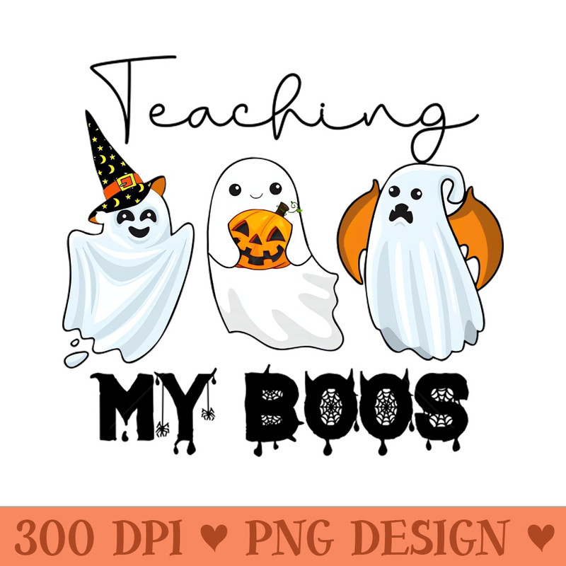 Teaching My Boos Halloween Teacher Kindergarten Teacher - - Unique