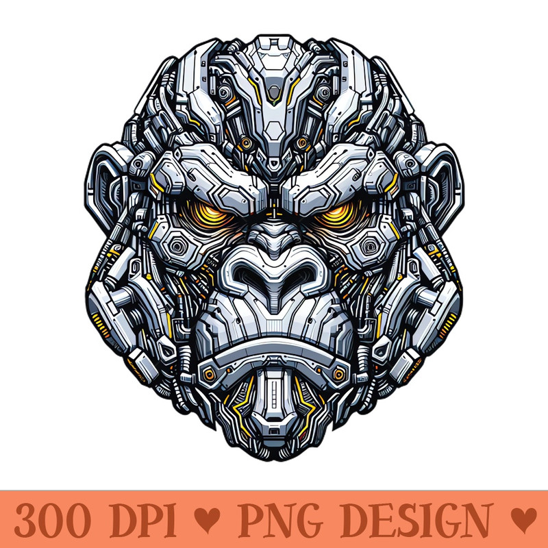 Mecha Apes S01 D35 - Vector PNG Download - Customer Support