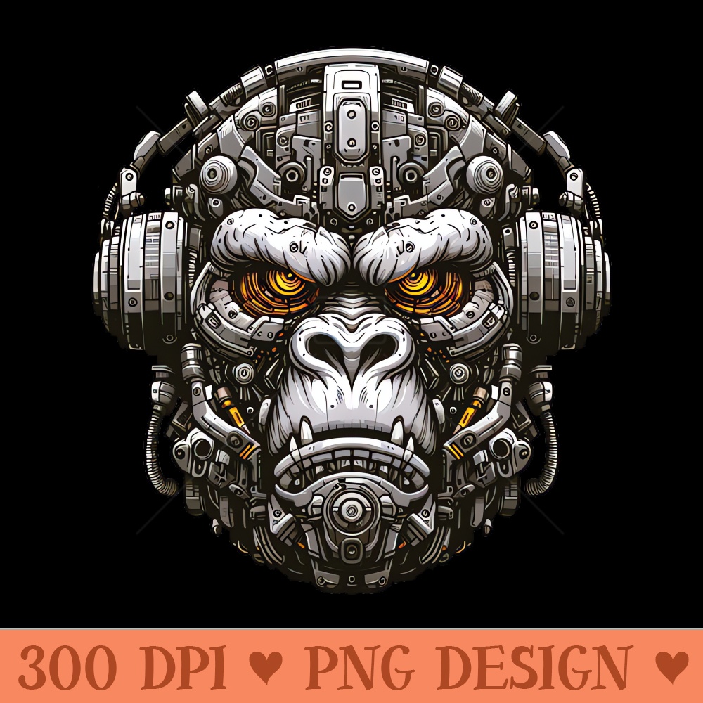 Mecha Apes S01 D06 - Digital PNG Files - Customer Support