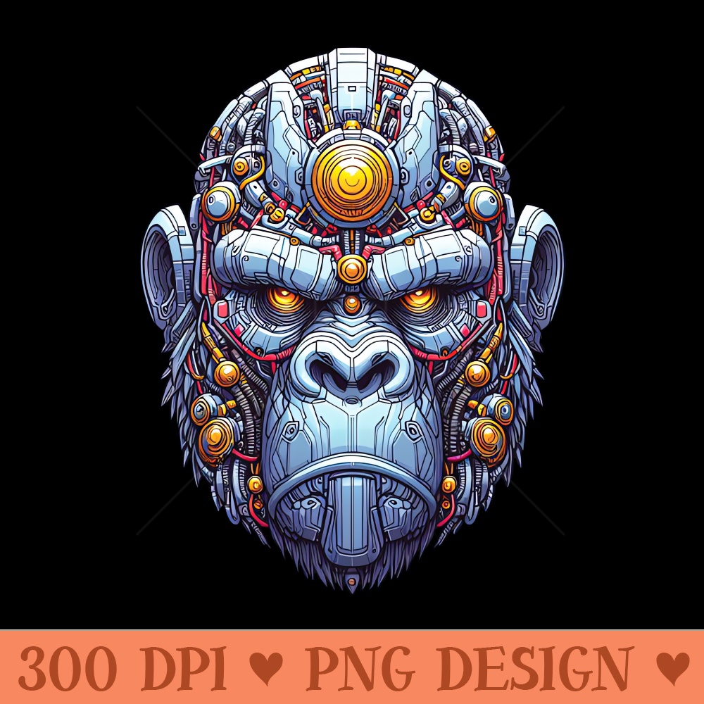 Mecha Apes S01 D37 - High-Quality PNG Download - High Quality 300 DPI