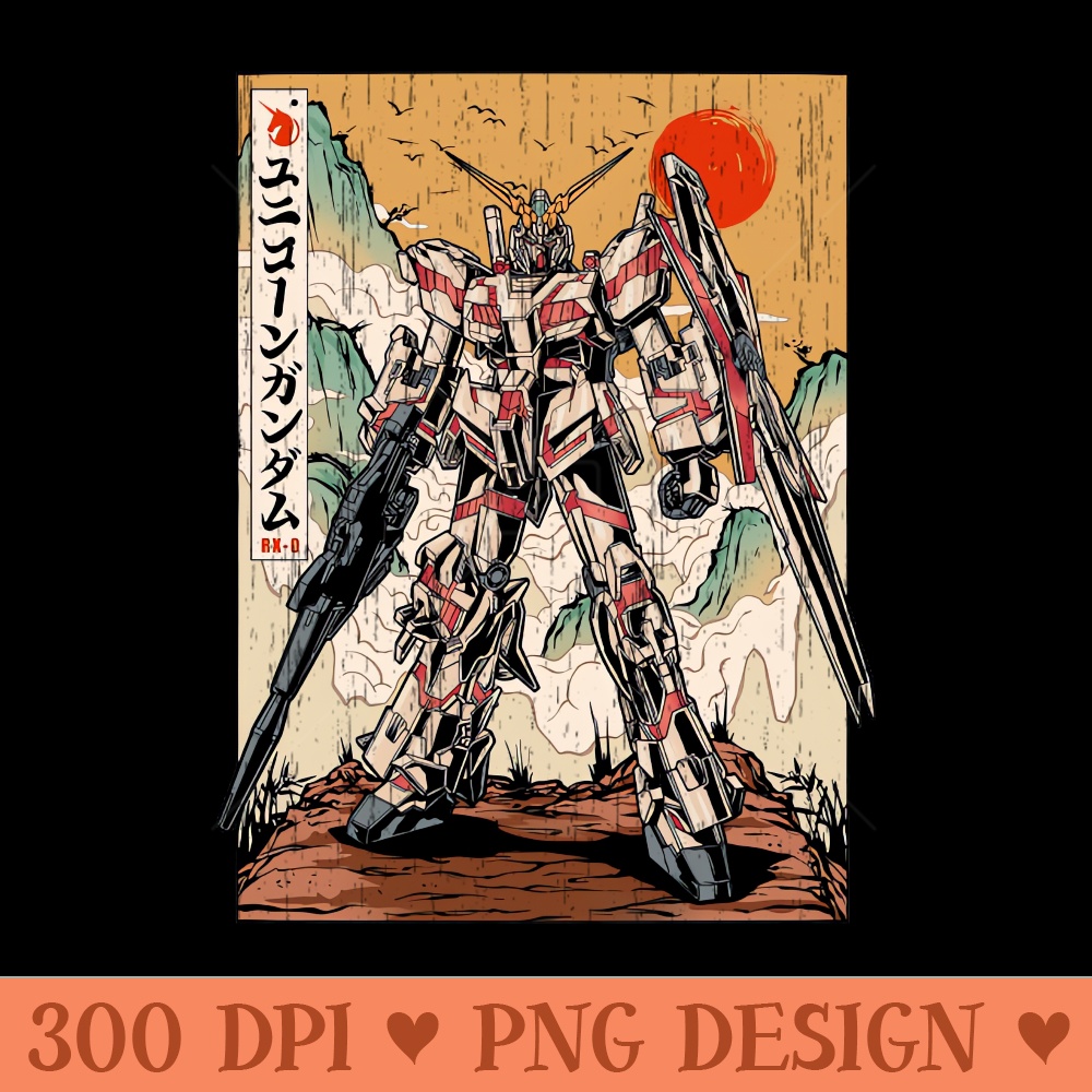 Gundam RX 78 Vintage - PNG Illustrations - Flexibility