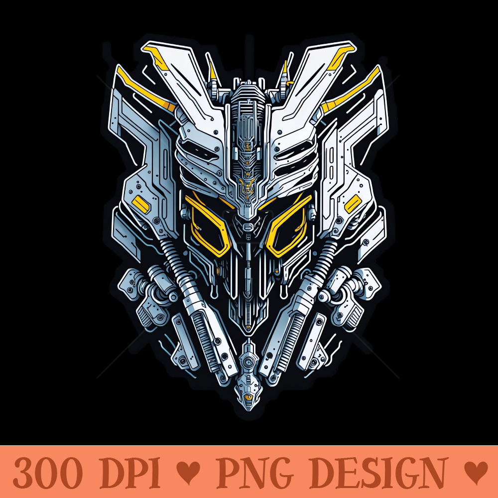 Mecha Skull S03 D03 - PNG Download Website - High Quality 300 DPI