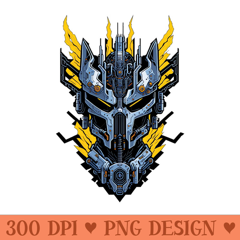 Mecha Skull S03 D30 - PNG File Download - Good Value