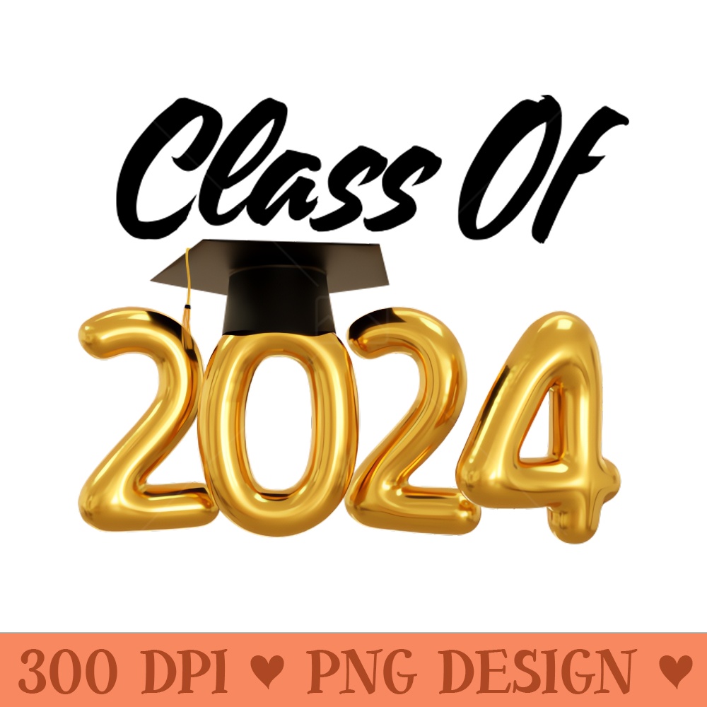 Foil Balloons Funny Graduation Party Class Of - Digital PNG Download - Good Value
