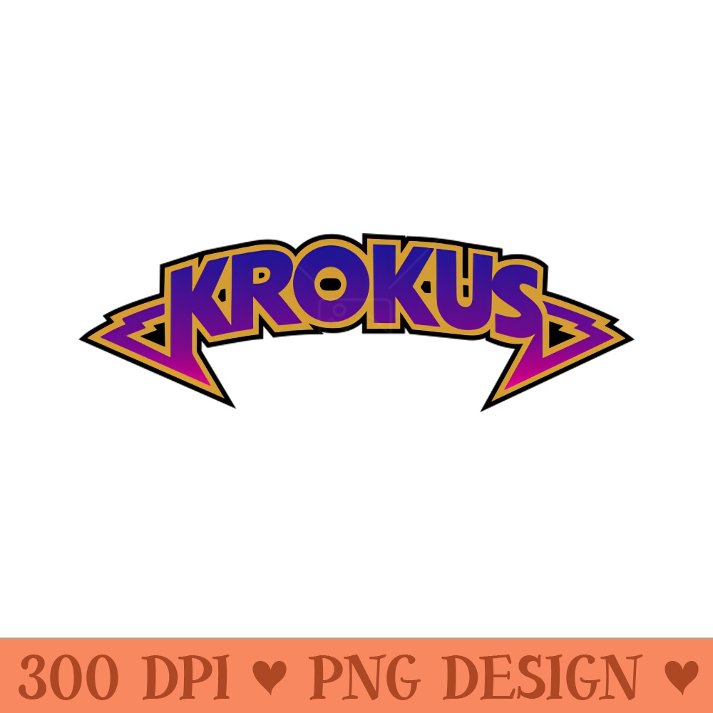 Krokus Logo - Digital PNG Download - High Quality 300 DPI