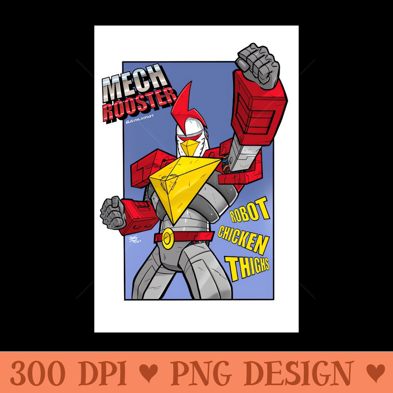 Mech rooster - PNG Designs - Good Value