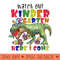 Watch out kindergarten here I come - High-Quality PNG Download - Flexibility