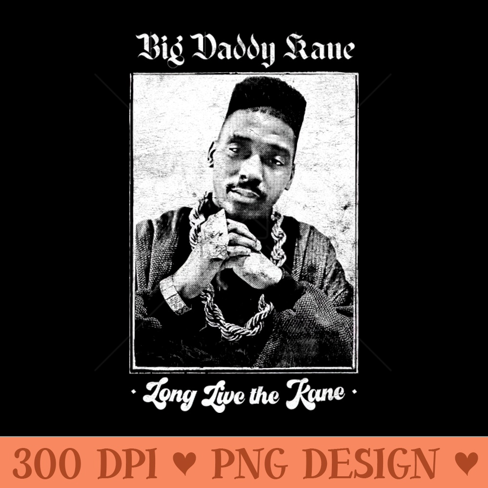 Big Daddy Kane - Vector PNG Download - Unique