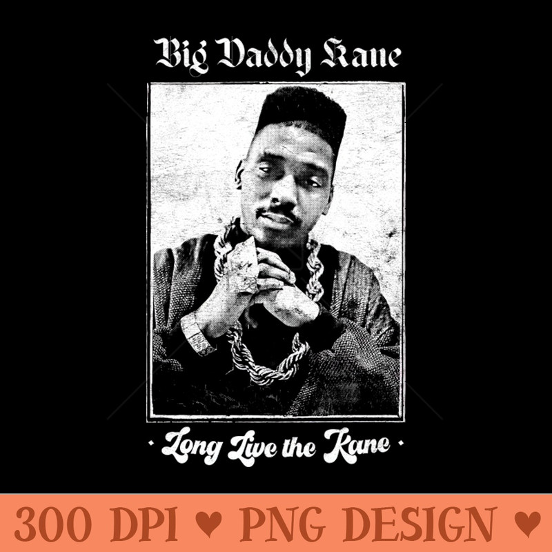 Big Daddy Kane - Vector PNG Download - Unique
