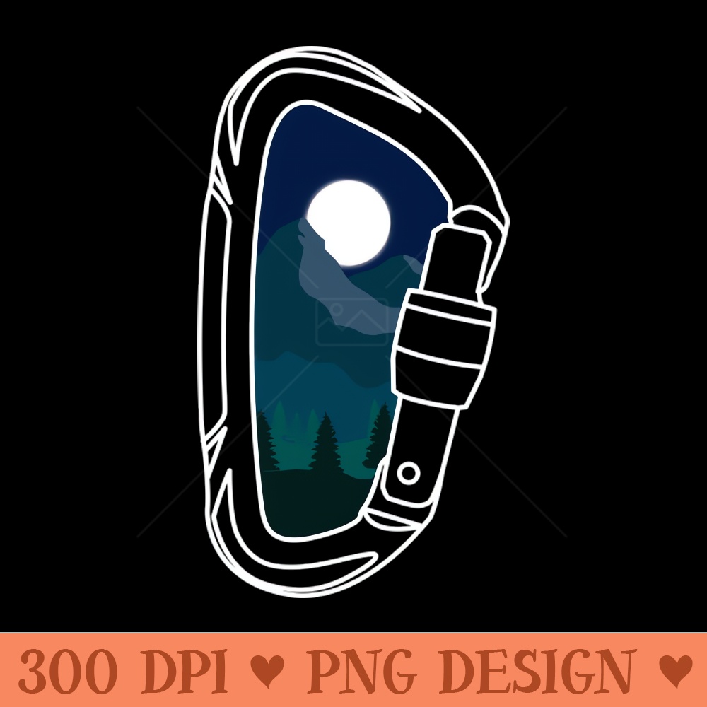 Climbing Carabiner Mountains - High-Quality PNG Download - Flexibility