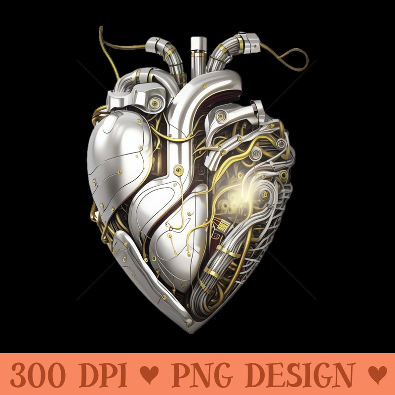 Cyborg Heart - PNG Download Store - Good Value