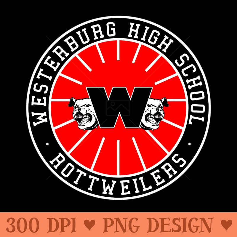 Westerburg High School Rottweilers - Digital PNG Graphics - Unique