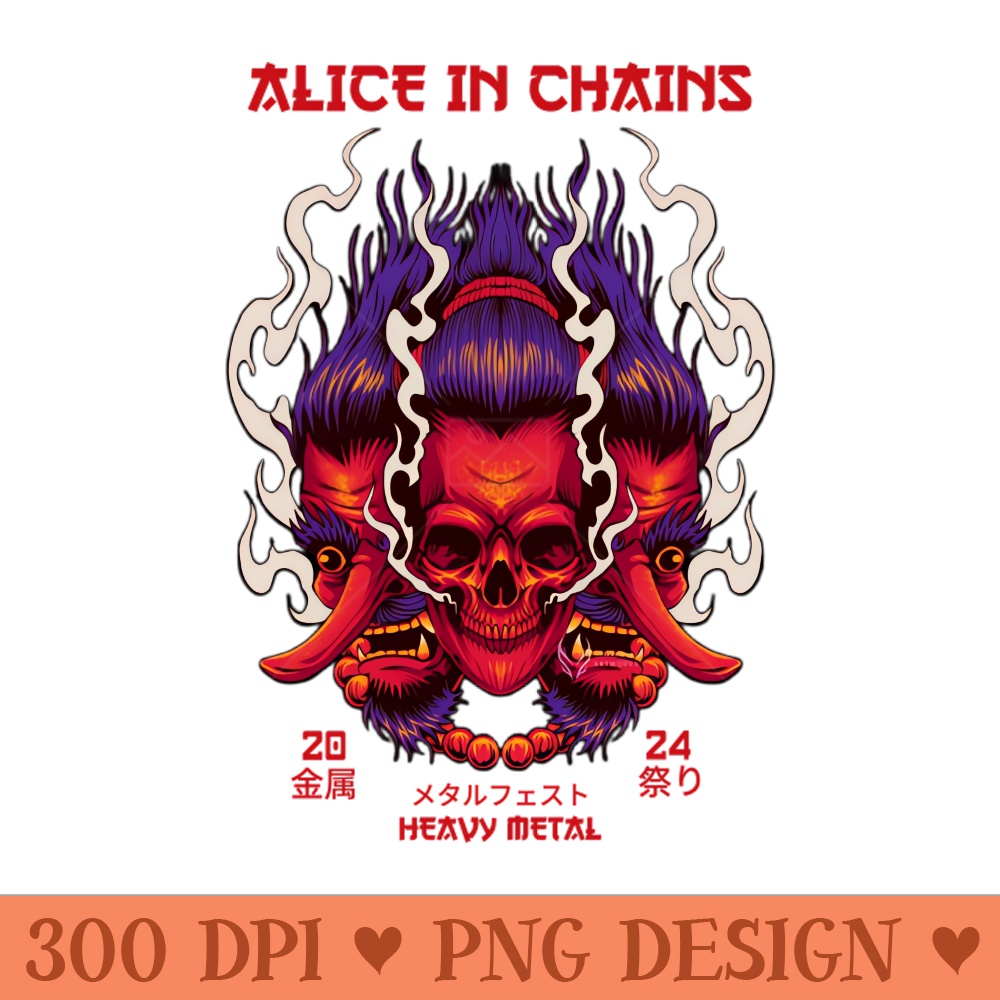 alice in chains - PNG Graphics - High Quality 300 DPI