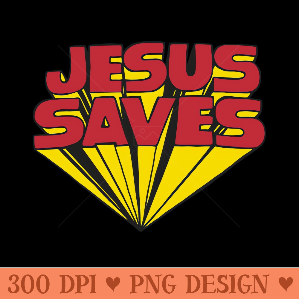 JESUS SAVES - PNG Download Pack - Professional Design