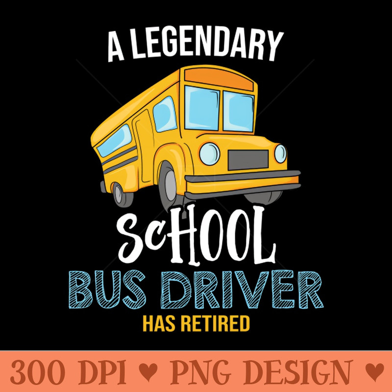 A legendary School bus driver has retired - PNG Download Store - Good Value