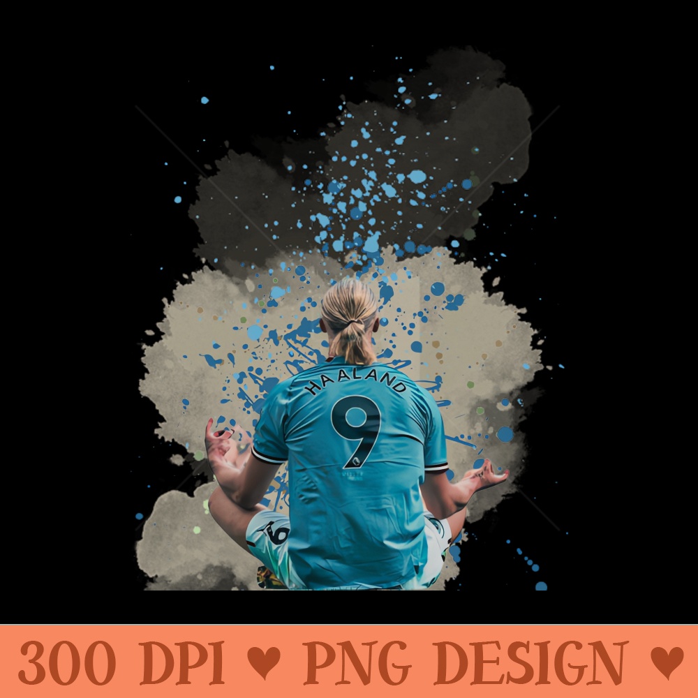 Haaland meditation celebration - High-Quality PNG Download - Professional Design