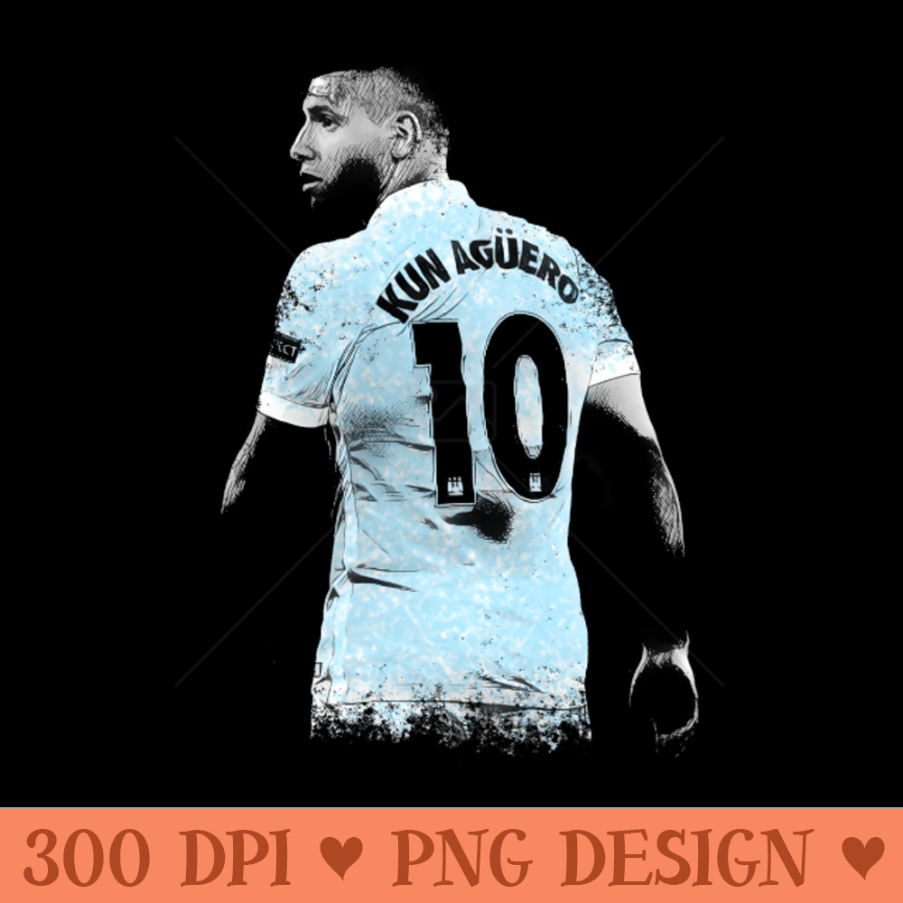 Sergio Aguero - Vector PNG Download - Good Value