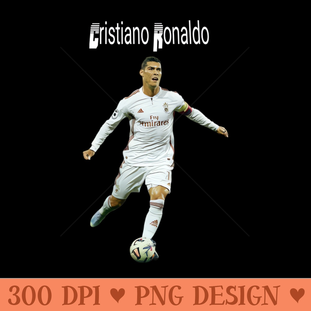 Cristiano ronaldo - Digital PNG Files - High Quality 300 DPI