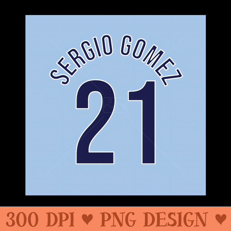 Sergio Gomez 21 Home Kit 2223 Season - Digital PNG Graphics - Variety