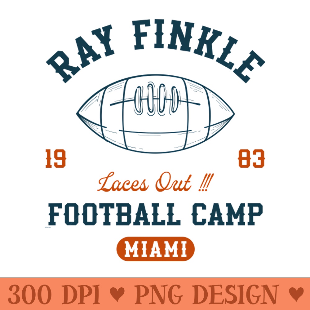Ray Finkle Football Camp, Ace Ventura - PNG Designs - Professional Design