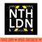 NTH LDN Arsenal Retro - High Quality PNG - Professional Design