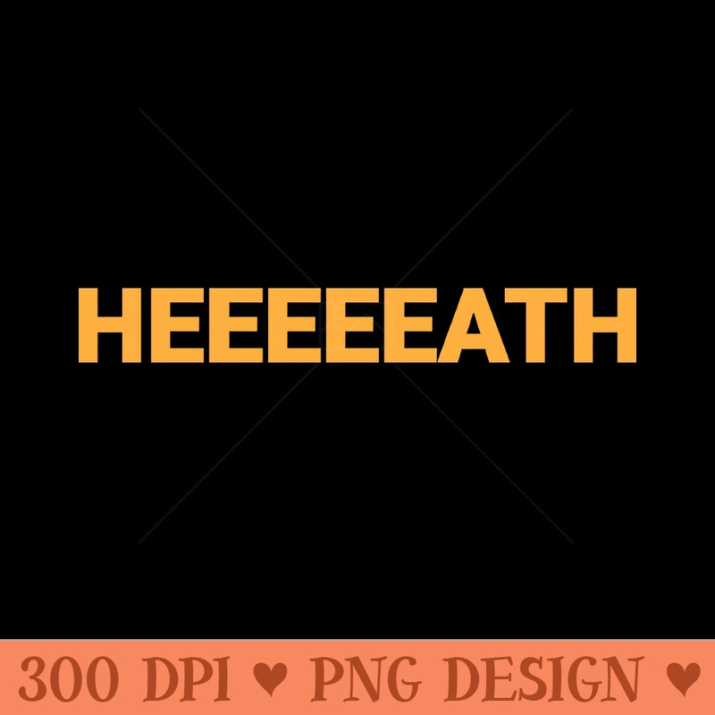 Heath Miller HEEEEEATH - Instant PNG Download - Variety