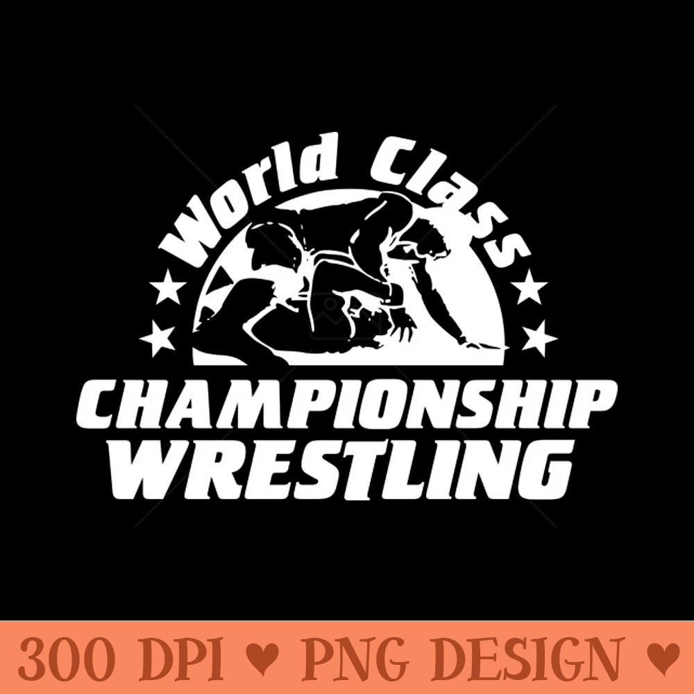 WCCW World Class Championship Wrestling WHITE - Free PNG Downloads - Good Value