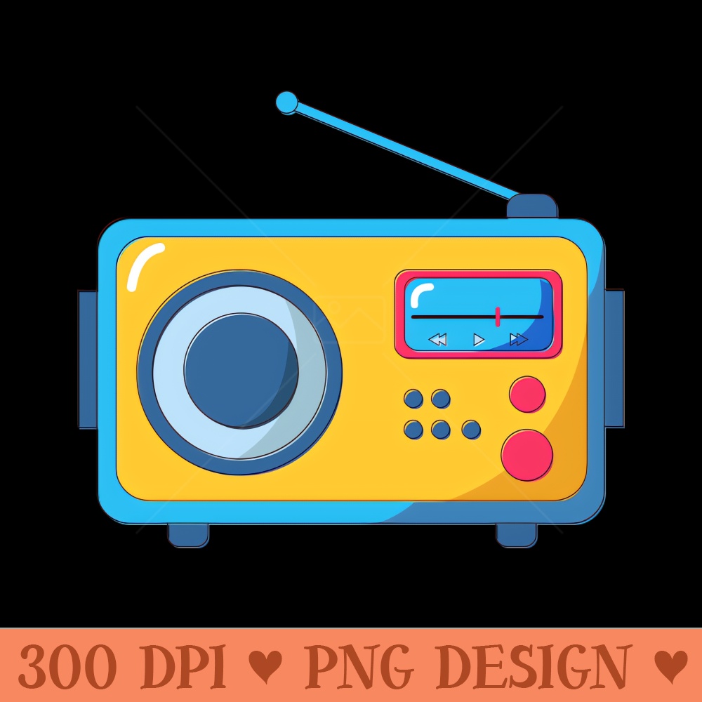 Radio - Digital PNG Files - Variety