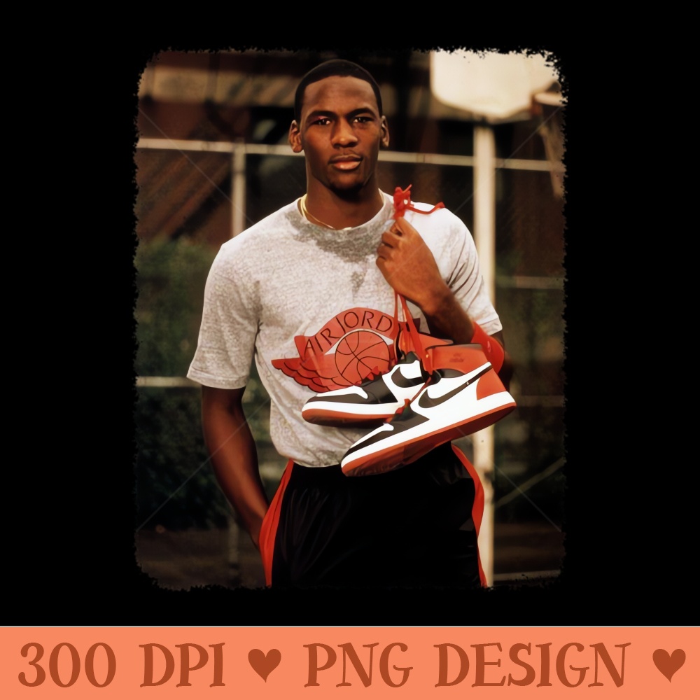 Michael Jordan Vintage - Sublimation PNG - Customer Support