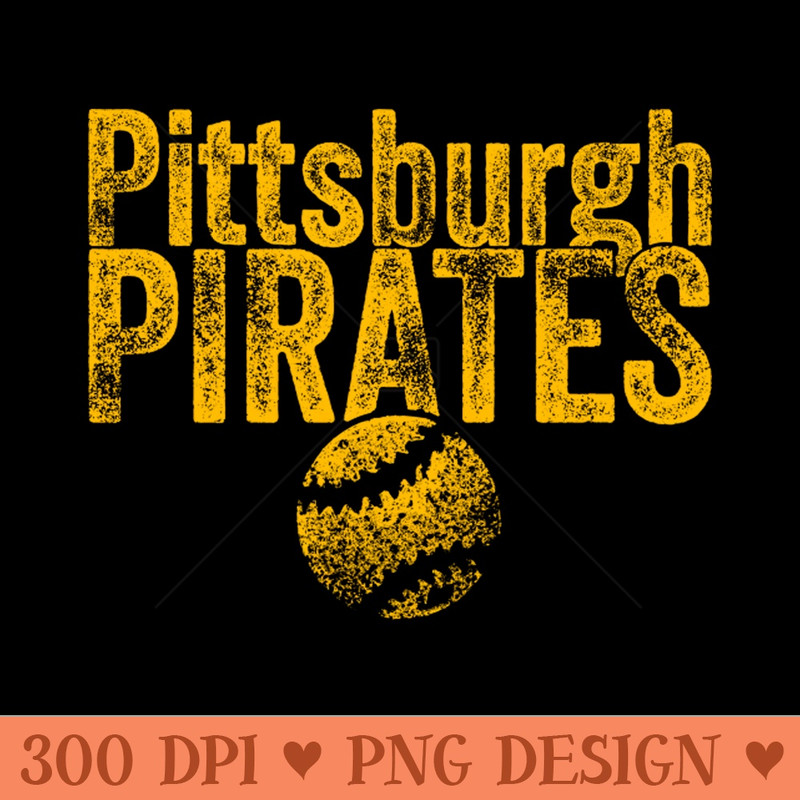 PIRATES Baseball Weathered - PNG Download Collection - Good Value