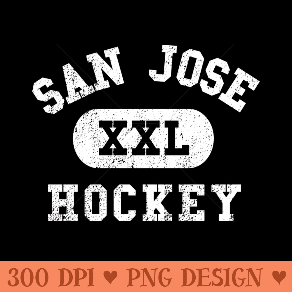 San Jose Hockey III - PNG Download Bundle - High Quality 300 DPI