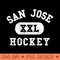 San Jose Hockey III - PNG Download Bundle - High Quality 300 DPI