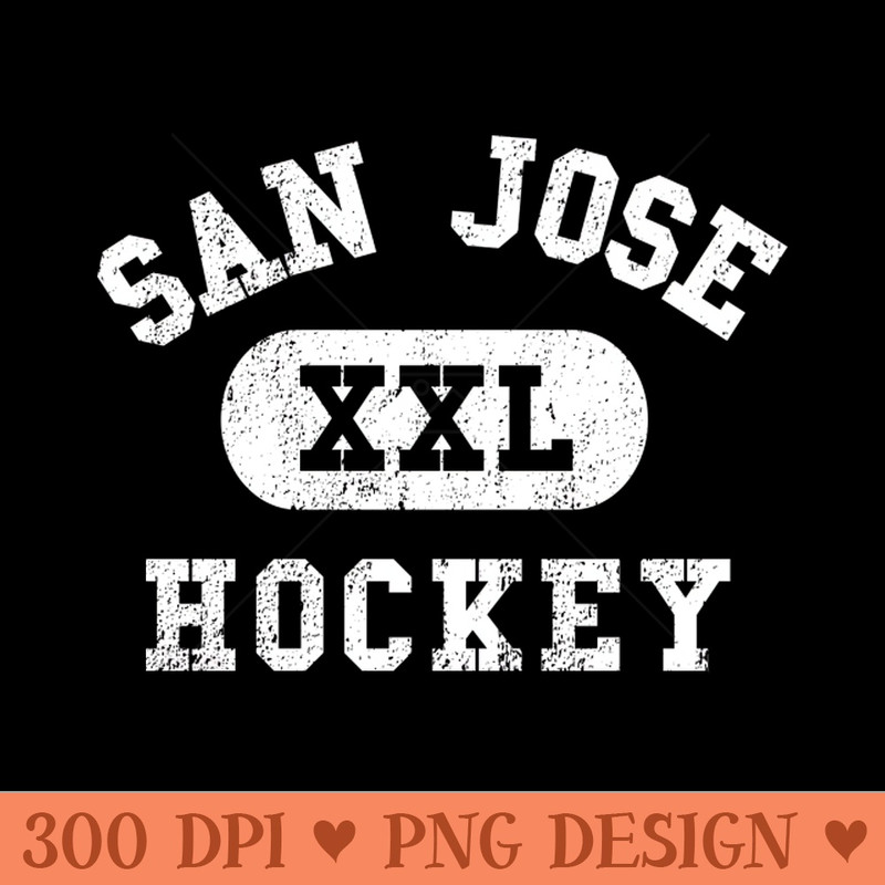 San Jose Hockey III - PNG Download Bundle - High Quality 300 DPI