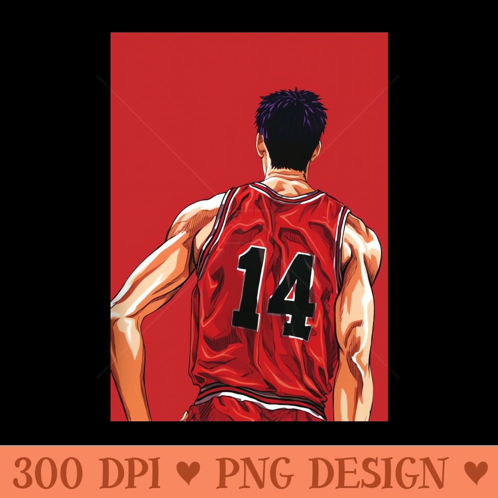 Slam Dunk Mitsui Hisashi vector - PNG Download Bundle - Customer Support