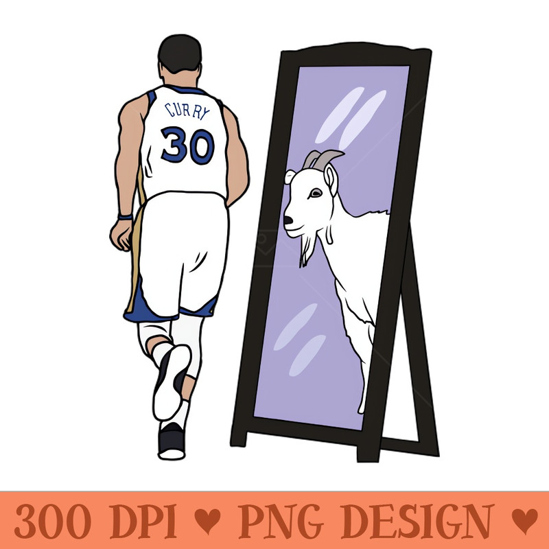 Steph Curry Mirror GOAT - PNG Download Store - Customer Support
